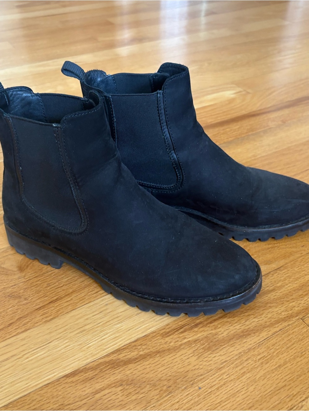 Women's Black Classic Slip-On Ankle Boot
